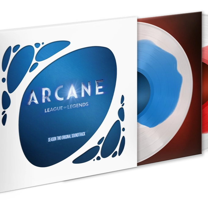 Arcane Season 2 Thicker Than Water Variant (Color in Color Red & Blue Vinyl)