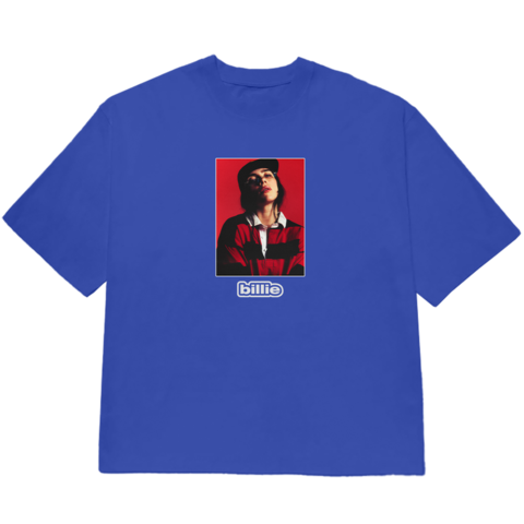 Billie Eilish - BILLIE PHOTO BLUE TEE BLUE M - T-Shirt