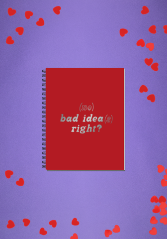 Olivia Rodrigo - (no) bad idea(s) right? Red Notebook